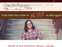 Tablet Screenshot of christinmorgan.com